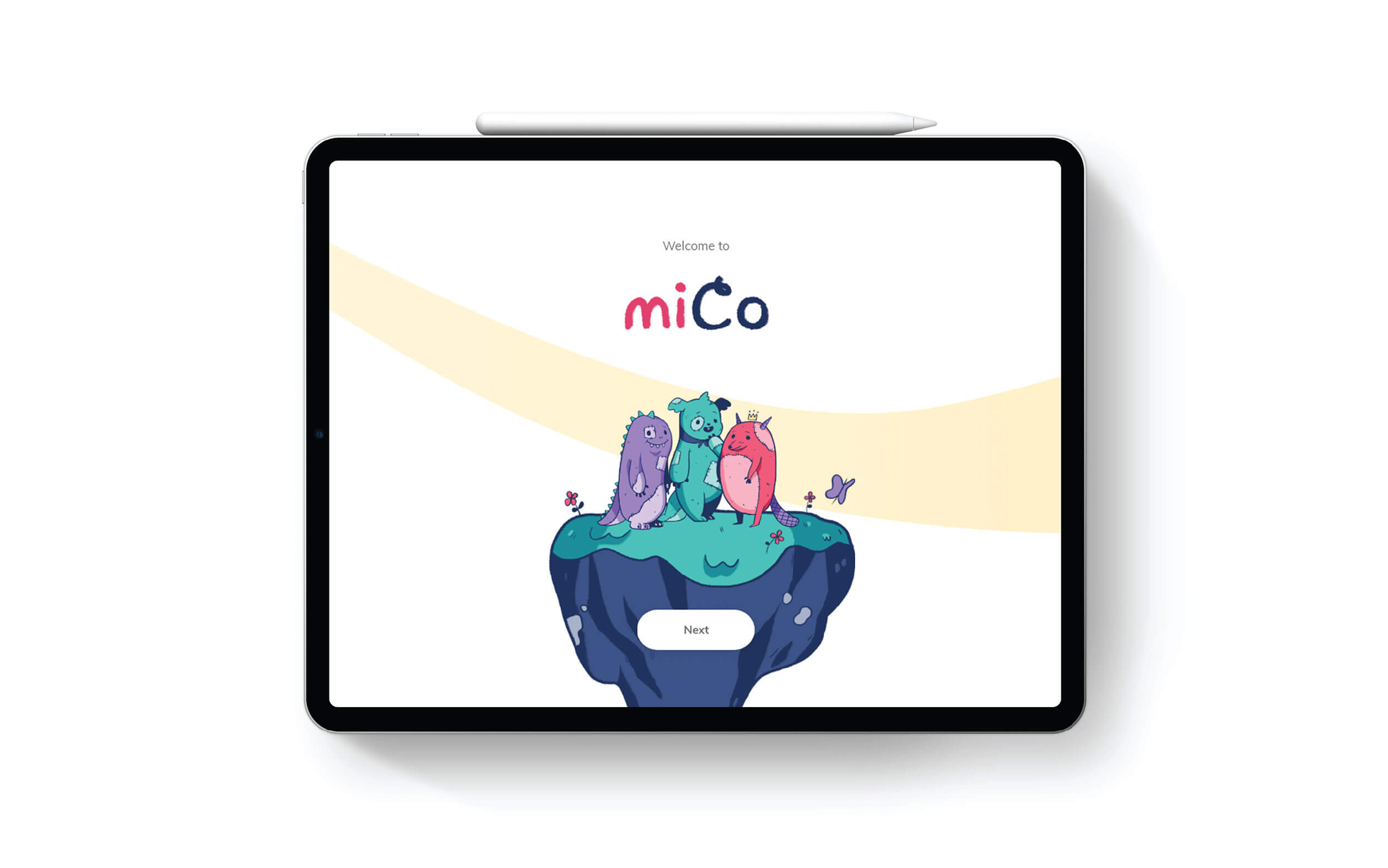MiCo Mockup on an iPad Home Screen