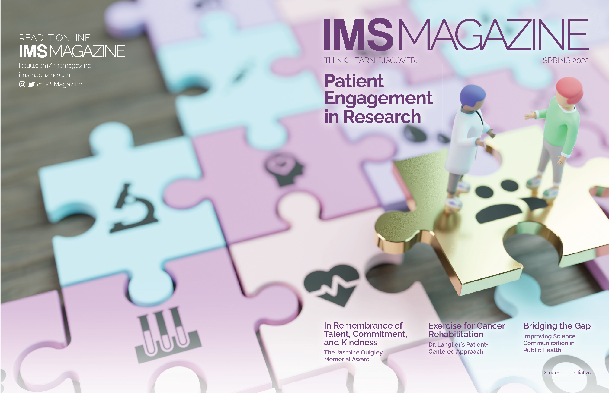 Final cover for Spring 2022 IMS Magazine
