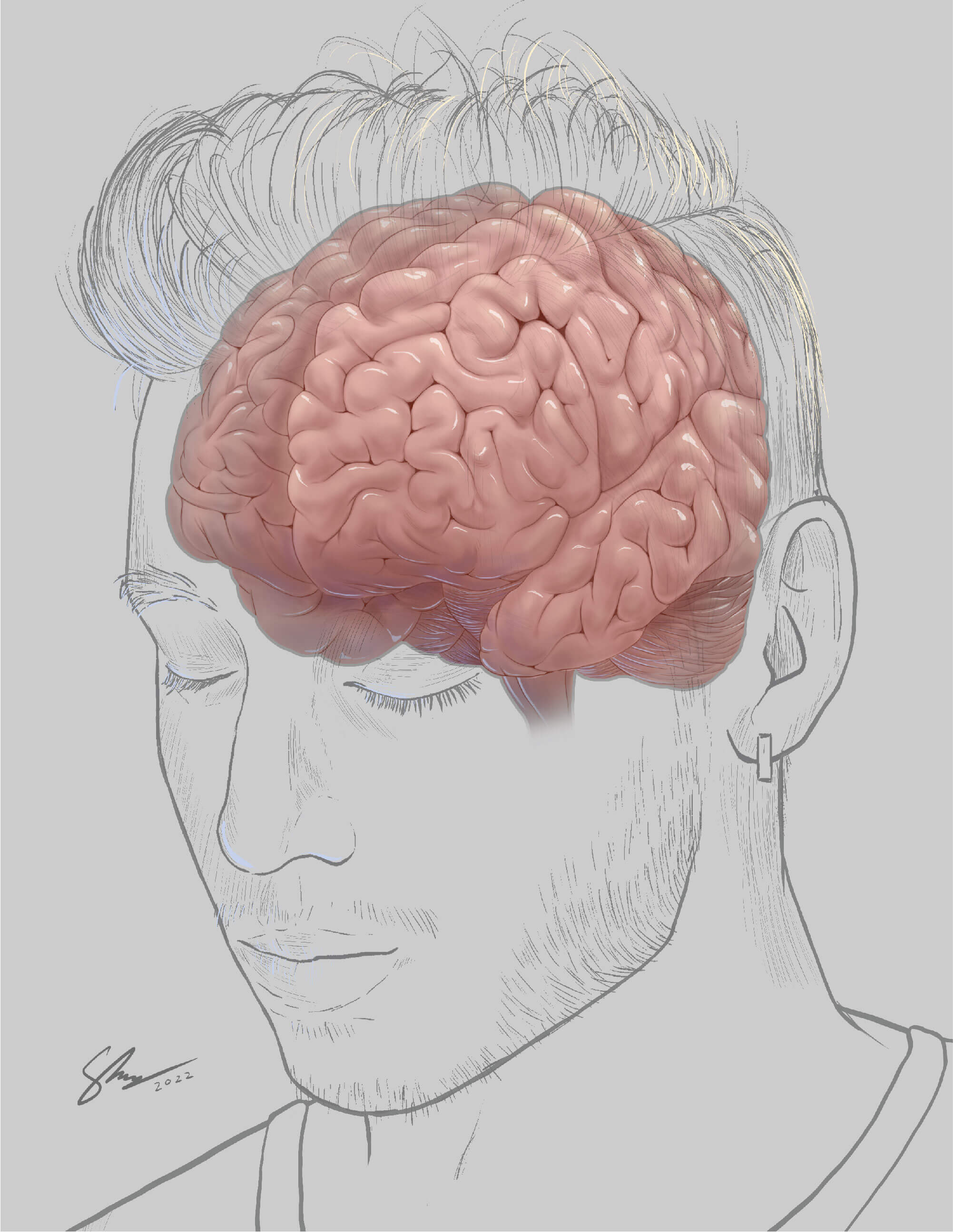 Brain rendering progress 6 - Refinements of deep shadows